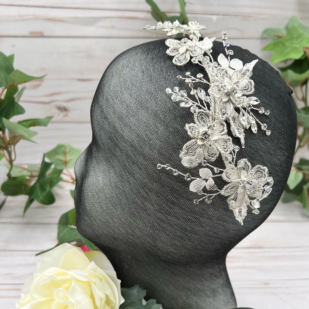 Bridal Hair clip, Hair Piece, Hair Accessories - Picture 3 of 4
